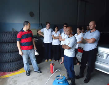 Treinamento dos brigadistas